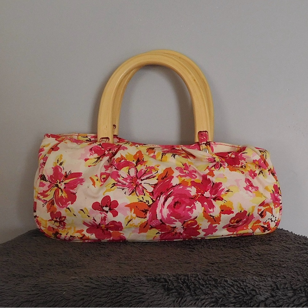 VINTAGE Y2K Old Navy pink floral purse